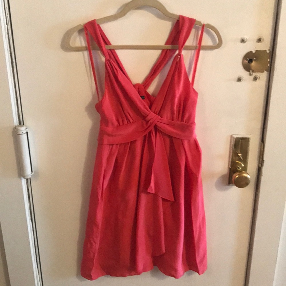 Pink Silk Party Dress
